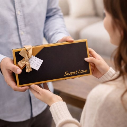 Flower Box Wieczne Pachnące Róże Kwiaty w Pudełku Fioletowe 18 szt.