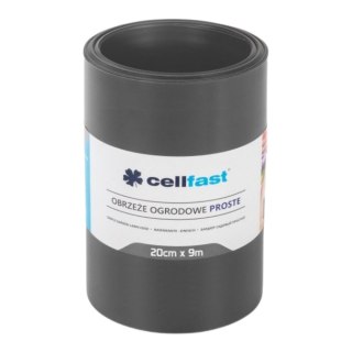 Obrzeże t. płaskie CELL 20cm/dł.9m grafit (30-243)