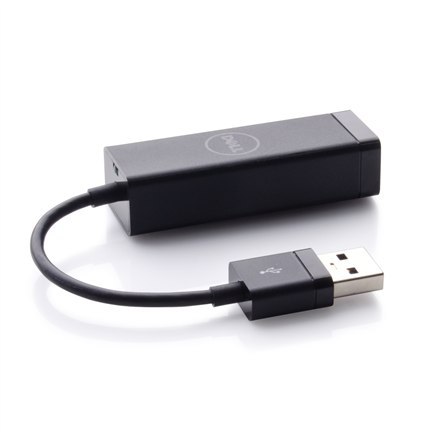 Adapter sieciowy Dell | Ethernet | Fast Ethernet | Gigabit Ethernet | SuperSpeed USB 3.0, Gwarancja 12 miesięcy