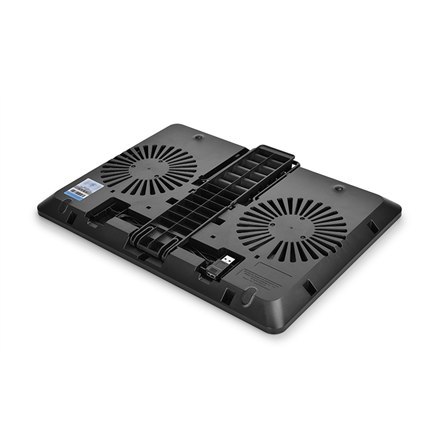 Deepcool | U-Pal | Podstawka chłodząca do notebooka do 19" | Czarny