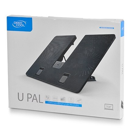 Deepcool | U-Pal | Podstawka chłodząca do notebooka do 19" | Czarny