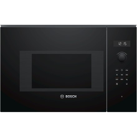 Bosch | BFL524MB0 | Kuchenka mikrofalowa | Do zabudowy | 20 L | 800 W | Czarny