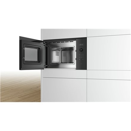Bosch | BFL524MB0 | Kuchenka mikrofalowa | Do zabudowy | 20 L | 800 W | Czarny