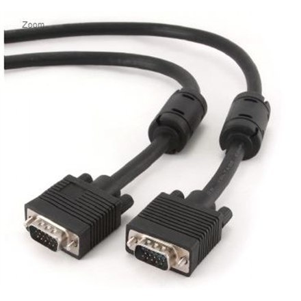 Cablexpert | CC-PPVGA-6B | Kabel VGA | Męski | 15-pinowy HD D-Sub (HD-15) | Męski | 15-pinowy HD D-Sub (HD-15) | 1,83 m | Czarny
