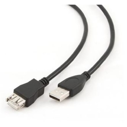 Cablexpert | Przedłużacz USB | Męski | 4-pinowy USB Typ A | Żeński | Czarny | 4-pinowy USB Typ A | 1,8 m