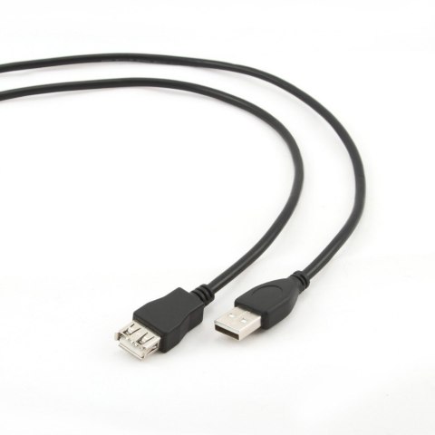 Cablexpert | Przedłużacz USB | Męski | 4-pinowy USB Typ A | Żeński | Czarny | 4-pinowy USB Typ A | 1,8 m