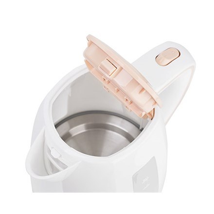 Adler | Czajnik | AD 1264 | Standard | 2200 W | 1,7 L | Plastik | Podstawa obrotowa 360° | Biały