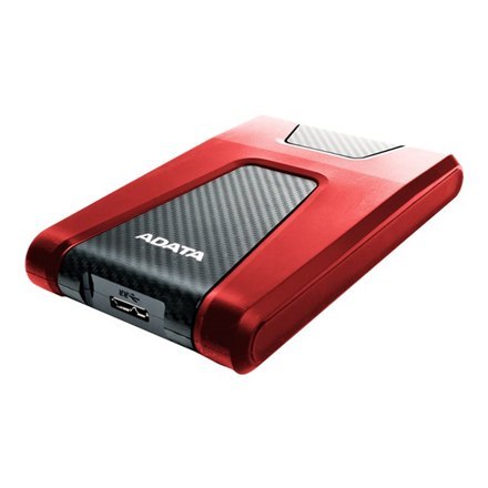 Przenośny dysk twardy ADATA | HD650 | 1000 GB | 2,5 " | USB 3.2 Gen1 (wstecznie kompatybilny z USB 2.0) | Czerwony