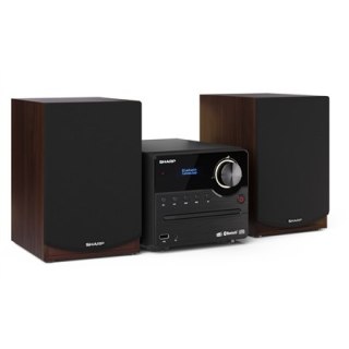 Sharp | Mikrosystem Hi-Fi | XL-B517D(BR) | Port USB | Wejście AUX | Bluetooth | Odtwarzacz CD | Brązowy | Radio FM | Połączenie 