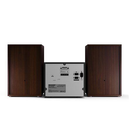 Sharp | Mikrosystem Hi-Fi | XL-B517D(BR) | Port USB | Wejście AUX | Bluetooth | Odtwarzacz CD | Brązowy | Radio FM | Połączenie 