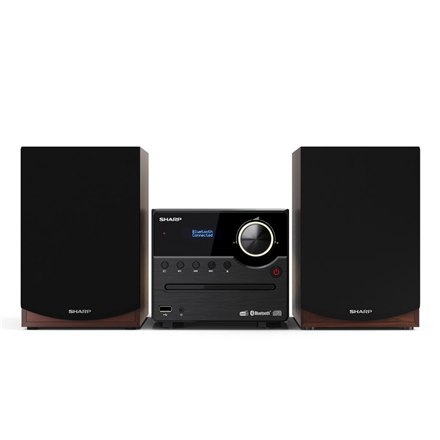 Sharp | Mikrosystem Hi-Fi | XL-B517D(BR) | Port USB | Wejście AUX | Bluetooth | Odtwarzacz CD | Brązowy | Radio FM | Połączenie 