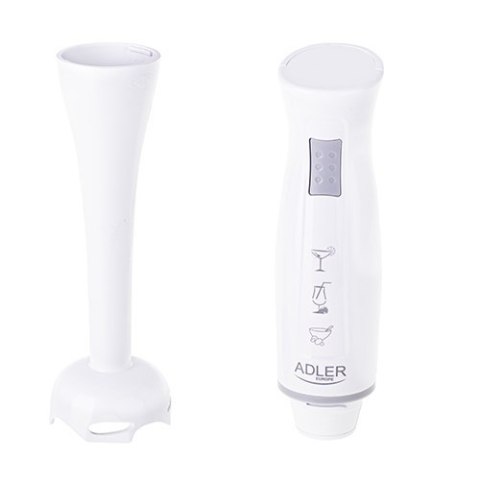 Adler | AD 4622 | 200 W | Blender ręczny | Blender ręczny | Liczba prędkości 1 | Biały