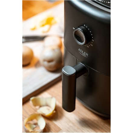 Adler | AD 6310 | Airfryer | Moc 2200 W | Pojemność 3 L | Technologia cyrkulacji gorącego powietrza | Czarny