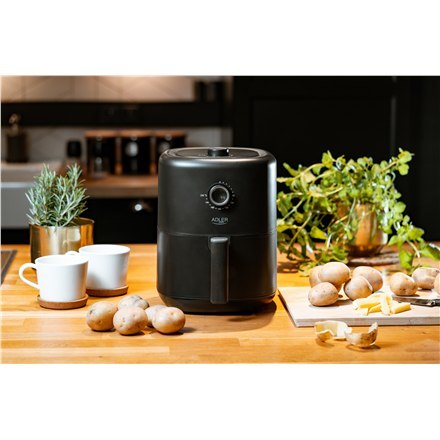 Adler | AD 6310 | Airfryer | Moc 2200 W | Pojemność 3 L | Technologia cyrkulacji gorącego powietrza | Czarny