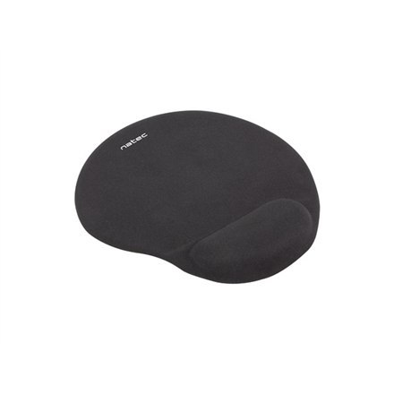 Podkładka pod mysz Natec, Marmot, czarna, wypełnienie żelowe 225x245 mm Natec | Podkładka pod mysz | Marmot | mm | czarna