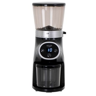 Adler | AD 4450 Burr | Młynek do kawy | 300 W | Pojemność ziaren kawy 300 g | Liczba filiżanek 1-10 sztuk | Czarny