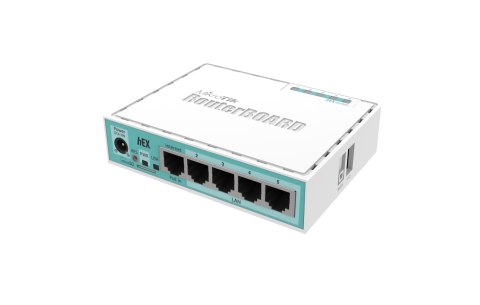 Mikrotik Wired Ethernet Router (No Wifi) RB750Gr3, hEX, Dual Core 880MHz CPU, 256MB RAM, 16 MB (MicroSD), 5xGigabit LAN, USB, PC