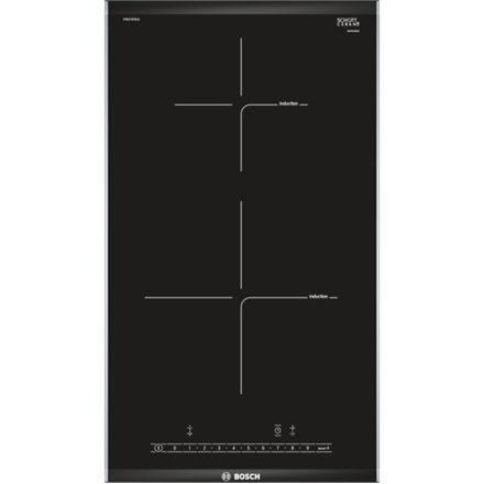 Bosch | PIB375FB1E | Płyta | Indukcyjna | Liczba palników/stref gotowania 2 | Dotykowa | Timer | Czarna