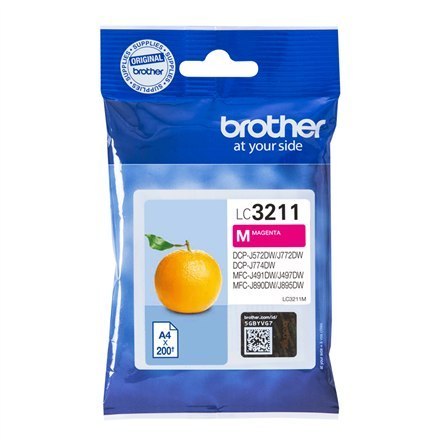 Brother LC | 3211M | Magenta | Wkład atramentowy | 200 stron