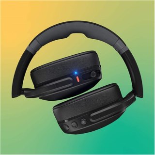 Skullcandy | Crusher Evo | Słuchawki bezprzewodowe | Bezprzewodowe | Nauszne | Z mikrofonem | Bezprzewodowe | Prawdziwa czerń