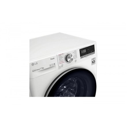 LG | F2DV5S7S1E | Pralka z suszarką | Klasa efektywności energetycznej D | Ładowana od frontu | Pojemność prania 7 kg | 1200 obr