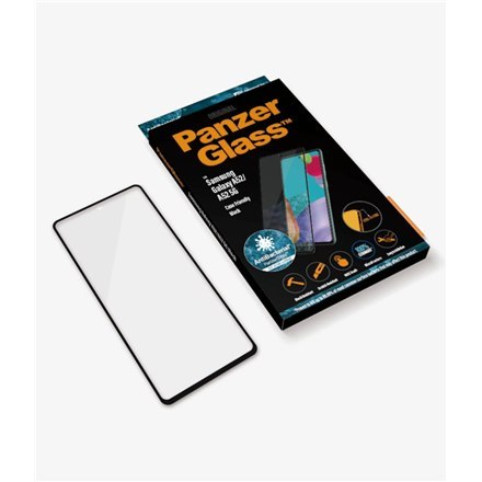 PanzerGlass | Ochraniacz ekranu - szkło | Samsung Galaxy A52, A52 5G | Szkło hartowane | Czarny | Przezroczysty