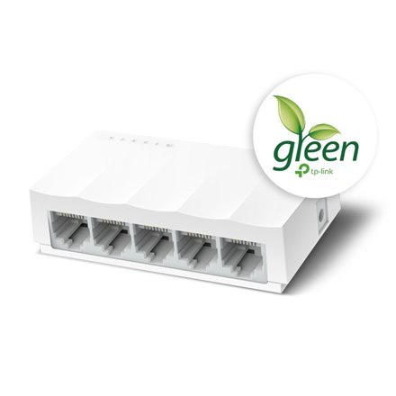 TP-LINK | 5-portowy przełącznik sieciowy 10/100Mb/s do komputerów stacjonarnych | LS1005 | Niezarządzalny | Do komputerów stacjo