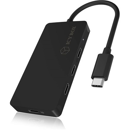 Raidsonic | 4-portowy hub z interfejsem USB typu C i portem PD | IB-HUB1429-CPD
