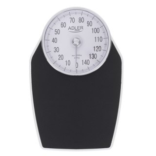 Adler | Mechaniczna waga łazienkowa | AD 8177 | Maksymalna waga (udźwig) 150 kg | Dokładność 1000 g | Czarny