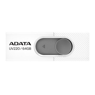 ADATA UV220 64 GB USB 2.0 Biało-Szary Pendrive