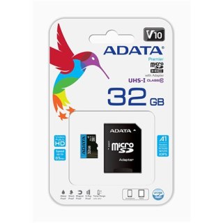 Karta Pamięci ADATA Premier UHS-I 32 GB microSDHC Klasy 10 z Adapterem