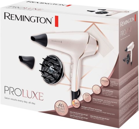 Remington | Suszarka do włosów | ProLuxe AC9140 | 2400 W | Liczba ustawień temperatury 3 | Funkcja jonizacji | Dysza dyfuzora | 