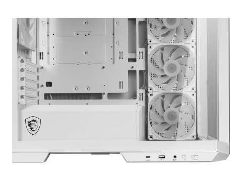 Obudowa MSI | MAG PANO M100R PZ WHITE | Biały | Micro ATX Tower | Zasilacz w zestawie Nie | ATX