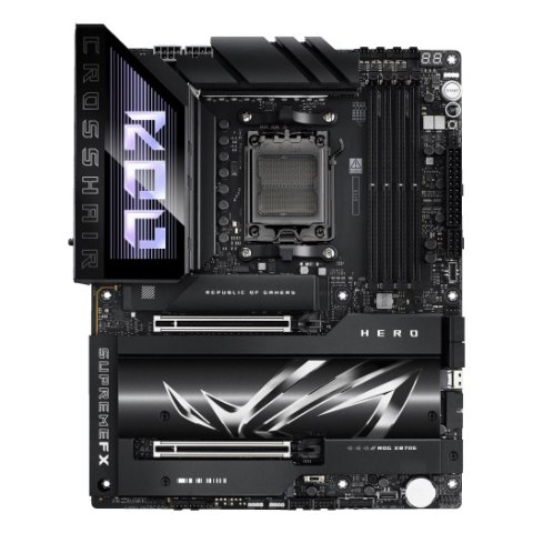 Asus ROG CROSSHAIR X870E HERO | Rodzina procesorów AMD | Gniazdo procesora AM5 | DDR5 | Obsługiwane interfejsy dysków twardych S