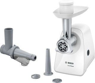 Bosch Maszynka do mielenia mięsa | MFW2515W | Biały | 1500 W | Liczba prędkości 1 | Wydajność (kg/min) 1,7