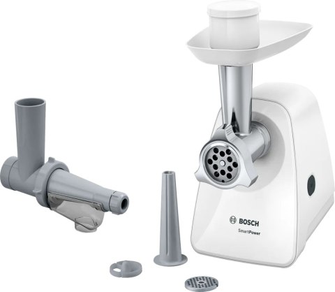 Bosch Maszynka do mielenia mięsa | MFW2515W | Biały | 1500 W | Liczba prędkości 1 | Wydajność (kg/min) 1,7