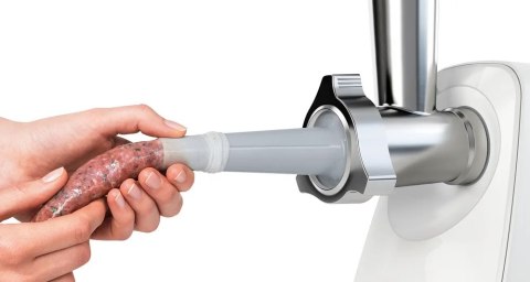 Bosch Maszynka do mielenia mięsa | MFW2515W | Biały | 1500 W | Liczba prędkości 1 | Wydajność (kg/min) 1,7