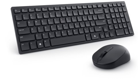 Dell | Cicha klawiatura i mysz | KM555 | Zestaw klawiatury i myszy | Bezprzewodowy | Estoński (QWERTY) | Czarny | 2,4 GHz, Bluet