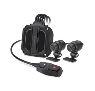 Dwuobiektywowy motocyklowy rejestrator jazdy MIO MiVue M820WD | Mio