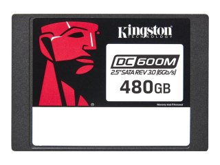 Kingston DC600M | 480 GB | Format dysku SSD 2,5" | Interfejs dysku półprzewodnikowego SATA Rev. 3.0 | Prędkość odczytu 560 MB/s 