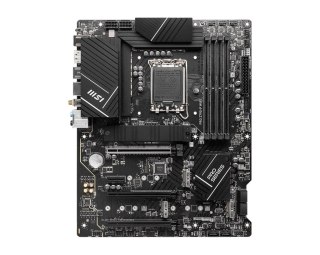 MSI | PRO Z790-P WIFI | Rodzina procesorów Intel | Gniazdo procesora LGA1700 | DDR5 DIMM | Gniazda pamięci 4 | Obsługiwane inter