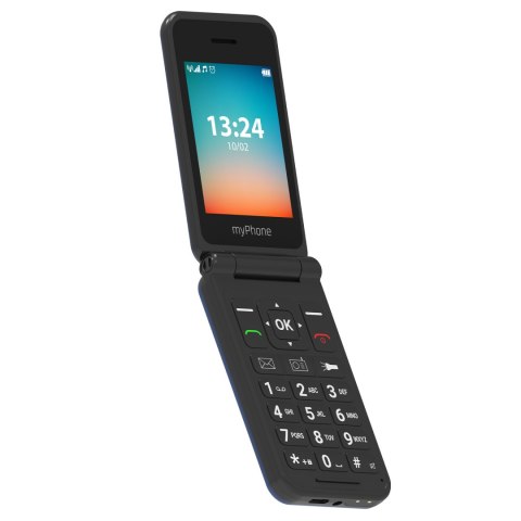 MyPhone Flip LTE (Black) Single SIM 2.8" TFT 240x320/128MB/48MB RAM/SD Card/4G LTE
