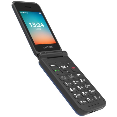 MyPhone Flip LTE (Black) Single SIM 2.8" TFT 240x320/128MB/48MB RAM/SD Card/4G LTE