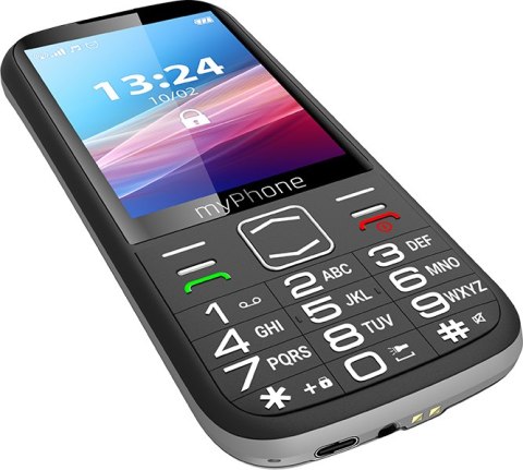 MyPhone HALO 4 LTE (Black) Single SIM 3.5" TFT 320x480/128MB/64MB RAM/SD Card/4G LTE