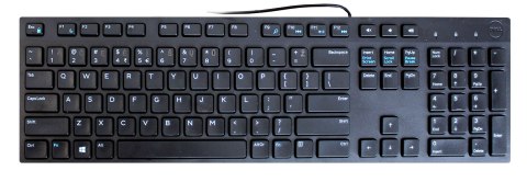 Dell | KB216 | Czarny | Multimedialny | Przewodowy | USA | Czarny | Litewski | Klawiatura numeryczna