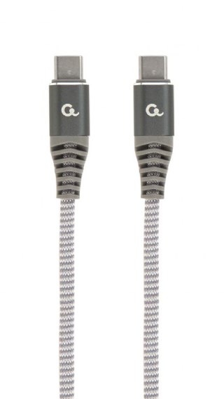 Cablexpert 100 W Type-C Power Delivery (PD) premium charging and data cable, 1.5 m | CC-USB2B-CMCM100-1.5M