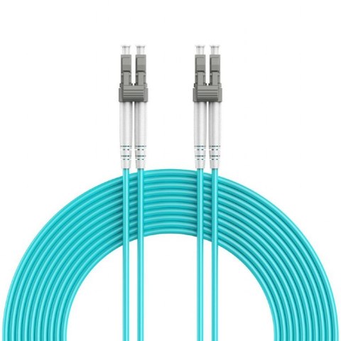 Cablexpert Multimode Duplex OM4 50/125 Fiber Optic Cable, 0.5 m | CFO-MDOM4-LC/LC-0.5M