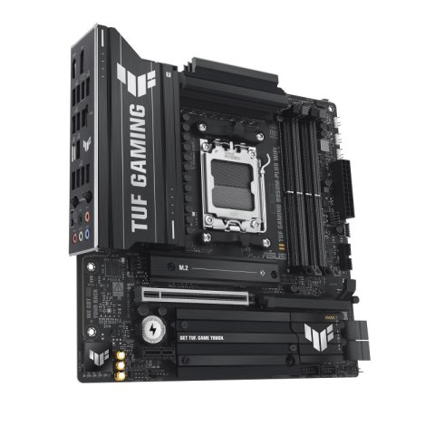 Asus TUF GAMING B850M-PLUS WIFI | Processor family AMD | Processor socket AM5 | DDR5 | Supported hard disk drive interfaces M.2,