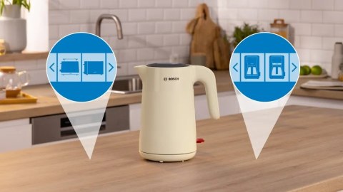 Bosch | Kettle | TWK2M167 MyMoment | Electric | 2400 W | 1.7 L | Plastic | Beige
