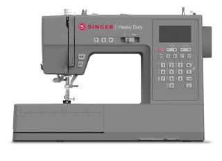 Komputerowa maszyna do szycia Singer HD6800C Heavy Duty Liczba ściegów 586 Liczba dziurek na guziki 9 Szary